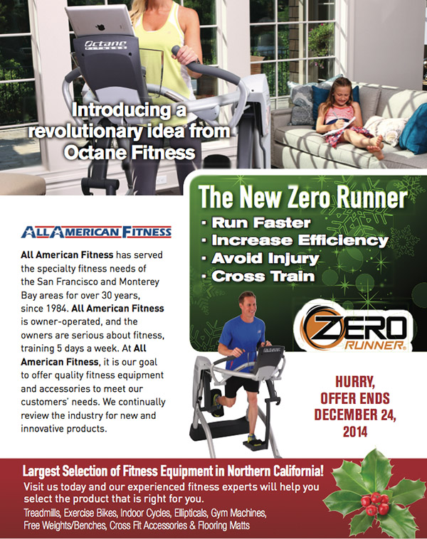 The New Zero Runner is a revolutionary idea from Octane Fitness. Run faster, increace efficiency, avoid injury and cross train!